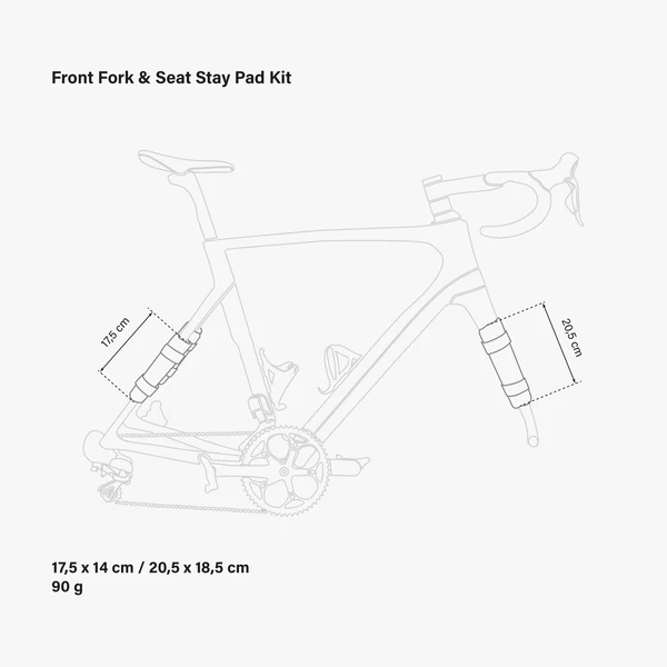 Front Fork & Seat Stay Pad Kit