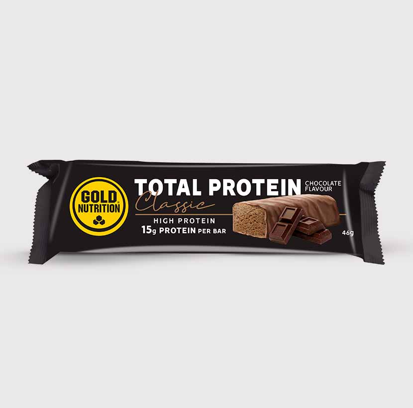 Total Protein Classic bar, ideal for post-workout muscle recovery