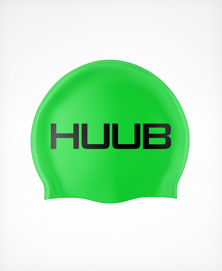 HUUB Silicone Swim Cap | Flat Molded, High Elasticity, Lightweight, Multi-Colour