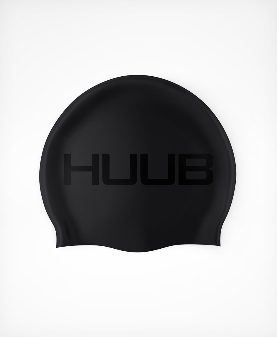 HUUB Silicone Swim Cap, flat molded soft 100% silicone, available in multiple colours.
