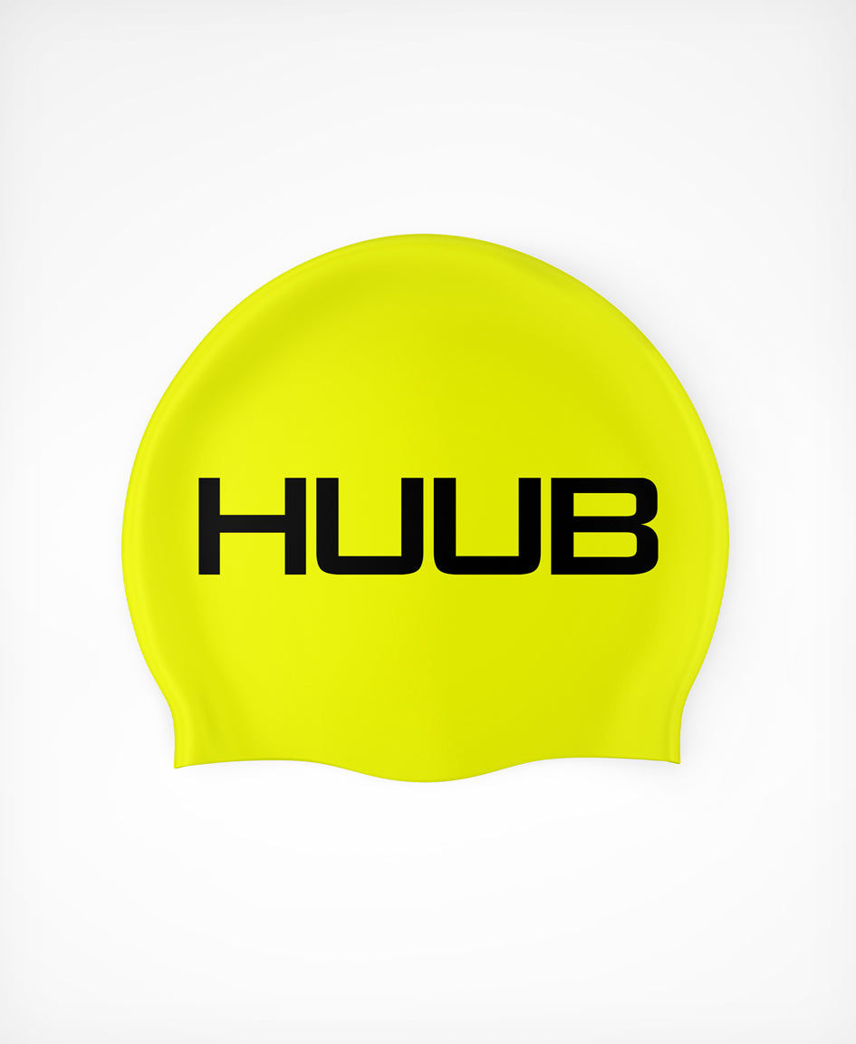 HUUB Silicone Swim Cap | Flat Molded, High Elasticity, Lightweight, Multi-Colour