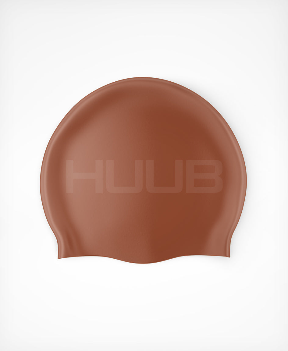 HUUB Silicone Swim Cap, flat molded soft 100% silicone, available in multiple colours.