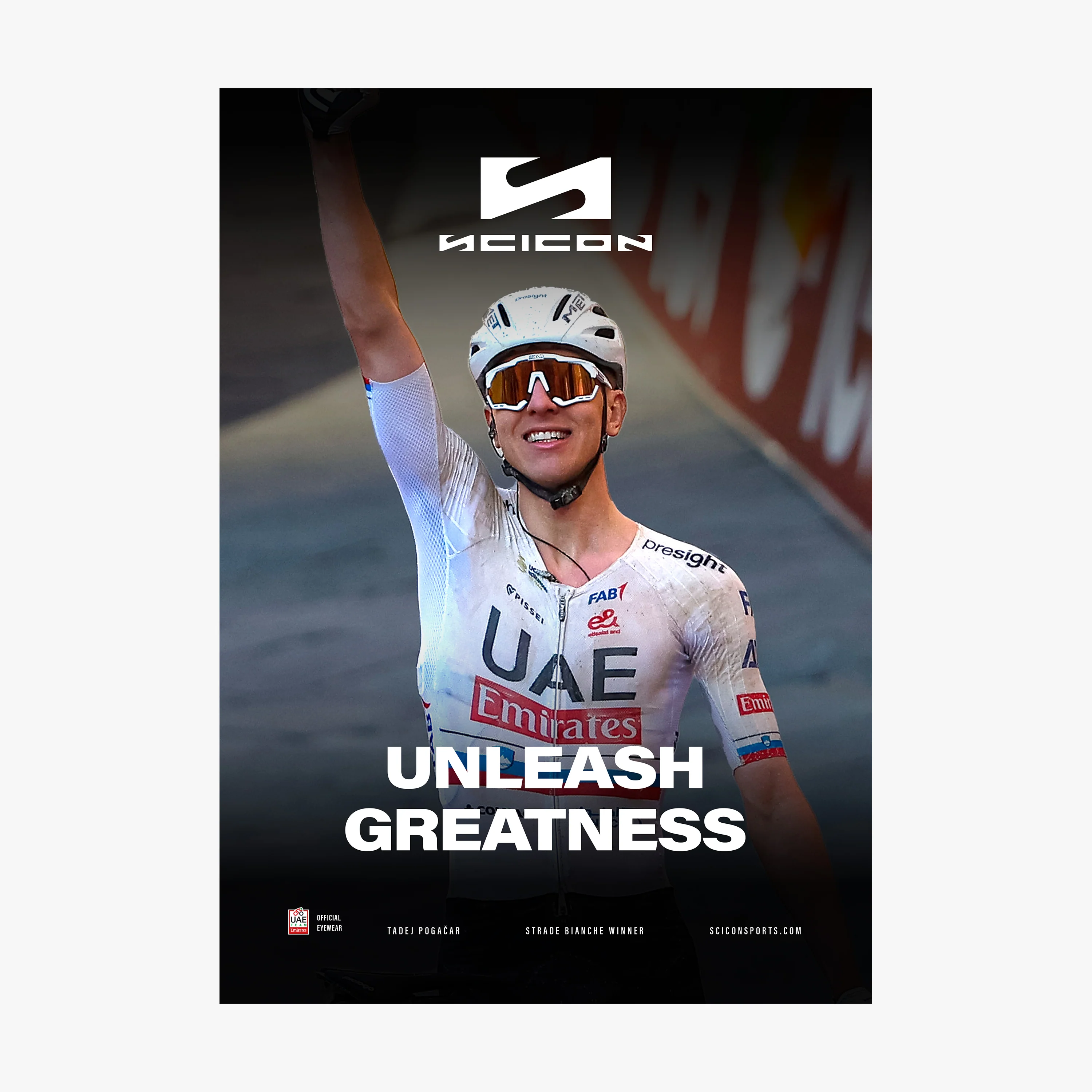 Pogačar Fabric Banner – Limited Edition Champion Series