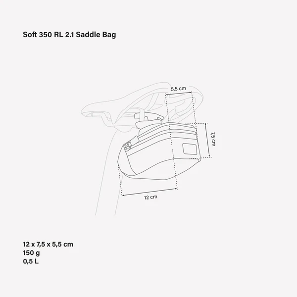 Scicon Soft 350 RL 2.1 Bike Saddle Bag